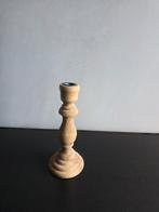 Houten Kaarsenstandaard, Gebruikt, Ophalen of Verzenden, Bruin, Hout