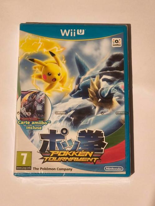 Pokkén Tournament + 1 amiibo card nieuw geseald!, Spelcomputers en Games, Games | Nintendo Wii U, Zo goed als nieuw, Vechten, 1 speler