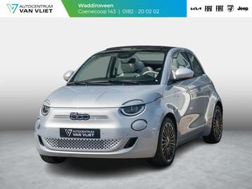 Fiat 500e Cabrio La Prima 42 kWh | Clima | Cruise | Leder |  beschikbaar voor biedingen