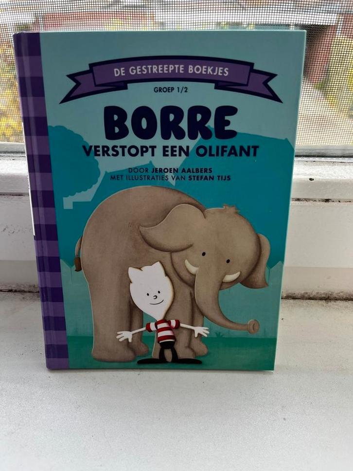 Borre Verstop Een Olifant - Kinderboek, Boeken, Kinderboeken | Jeugd | onder 10 jaar, Zo goed als nieuw, Fictie algemeen, Ophalen of Verzenden