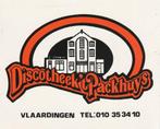 Sticker muziek disco 't Packhuys Vlaardingen, Verzenden, Zo goed als nieuw, Overige typen