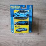 matchbox collectors 2018 bugatti divo blauw, Ophalen of Verzenden, Nieuw, Auto
