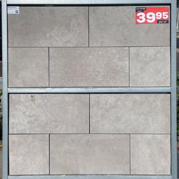 Keramiek op Onderbeton Serana Grigio 30x60x4cm beschikbaar voor biedingen