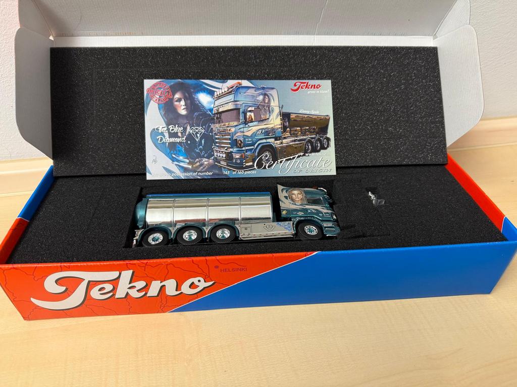 Tekno 1:50 Denny D Frakt Scania R, Verzenden, Nieuw, Bus of Vrachtwagen, Tekno