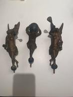 Prachtige antieke houten beelden set comp voor Friese klok, Antiek en Kunst, Antiek | Klokken, Ophalen of Verzenden
