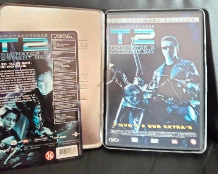 Terminator 2 Ultimate edition steelbox DVD, Cd's en Dvd's, Dvd's | Actie, Zo goed als nieuw, Vanaf 16 jaar, Verzenden