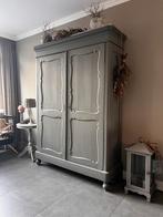 Prachtige Landelijke Biedermeier Kast, Ophalen, Gebruikt, 100 tot 150 cm, 200 cm of meer