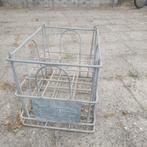 Melk krat zink, Ophalen, Gebruikt, 60 cm of meer, Minder dan 35 cm