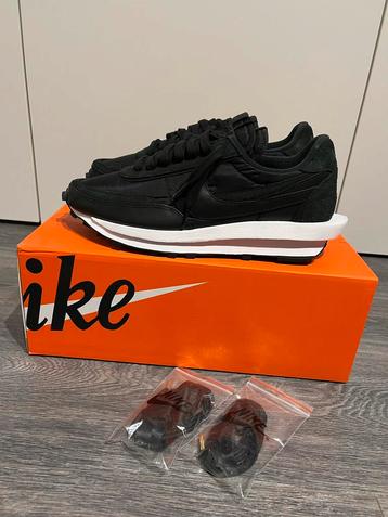 Nike LD Waffle / Sacai Black Nylon, US 12 (EU 46) beschikbaar voor biedingen