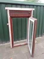Kozijn met kiep tuimelraam en suskast, Doe-het-zelf en Verbouw, Gebruikt, Raamkozijn, 150 tot 225 cm, Inclusief glas