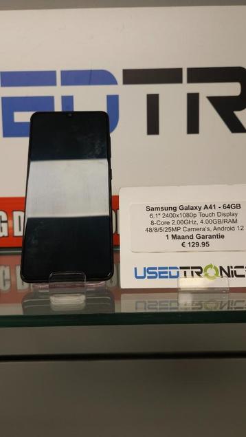 UsedTronics | Samsung Galaxy A41 - 64GB beschikbaar voor biedingen