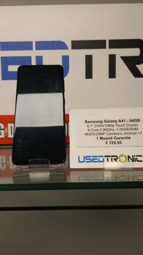 UsedTronics | Samsung Galaxy A41 - 64GB, Telecommunicatie, Mobiele telefoons | Samsung, Gebruikt, Galaxy A, 64 GB, Zonder abonnement