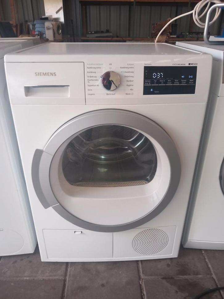 Condensdroger Siemens Isensoric, Witgoed en Apparatuur, Wasdrogers, Zo goed als nieuw, Condens, Voorlader, 6 tot 8 kg, 85 tot 90 cm