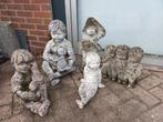 Te koop 5 gevarieerde Beelden, Tuin en Terras, Tuinbeelden, Ophalen of Verzenden, Gebruikt, Kunststof
