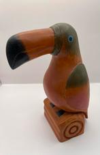Decoratief houten beeld van een toekan. ongeveer 20 cm hoog, Antiek en Kunst, Ophalen of Verzenden