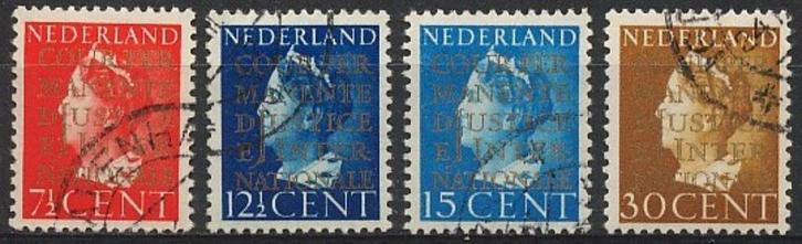 Nederland Dienst 16/9 gestempeld Cour Perm. de Justice 1940, Postzegels en Munten, Postzegels | Nederland, Gestempeld, T/m 1940