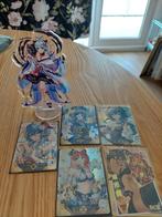 Genshin impact anime acrylic figure en cards, Ophalen of Verzenden, Zo goed als nieuw