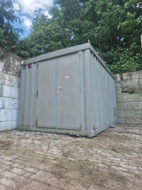 Opslag container met dubbele deur – 273x430x260 cm, Tuin en Terras, Bergingen en Tuinkasten, Gebruikt, Containerberging, Metaal