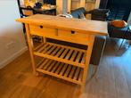 FÖRHÖJA Roltafel, berken, 100x43 cm, Ophalen, Zo goed als nieuw, 25 tot 50 cm, Rechthoekig