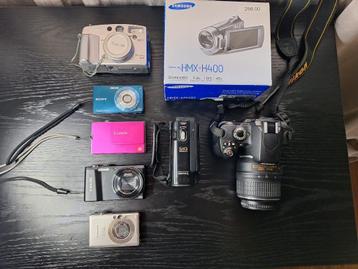 Kleine Collectie Digitale Foto Camera's [ Retro / Vintage ] beschikbaar voor biedingen