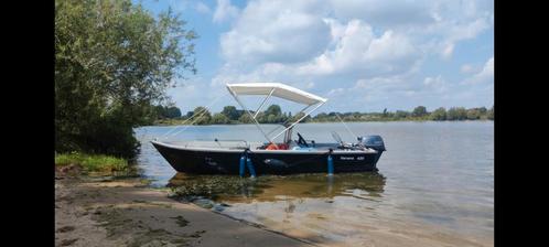 Prachtige verano 420 inc. Trailer, Watersport en Boten, Vis- en Consoleboten, Zo goed als nieuw, 10 tot 30 pk, 3 tot 6 meter, Benzine