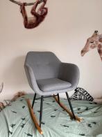 Schommelstoel Leen Bakker grijs, Huis en Inrichting, Stoelen, Ophalen of Verzenden, Zo goed als nieuw, Grijs, Eén