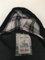Zwarte lange jas Zara man katoen anti allergie, Kleding | Heren, Jassen | Zomer, Nieuw, Maat 46 (S) of kleiner, Zara man, Ophalen of Verzenden