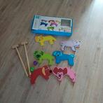 BS Toys Houten Croquet spel met dierfiguren, Ophalen of Verzenden, Gebruikt, Overige typen