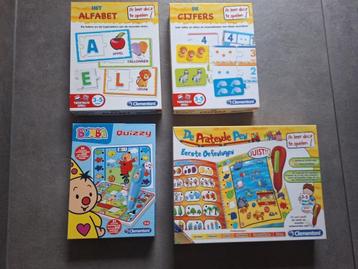 4 leerspellen educatieve spellen en puzzels - 3-6 jaar beschikbaar voor biedingen