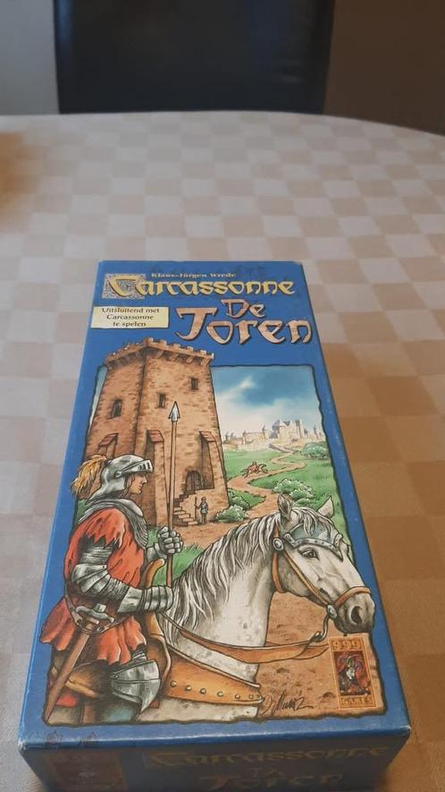 bordspel oude versie Carcassonne de Toren oude versie 999, Hobby en Vrije tijd, Gezelschapsspellen | Bordspellen, Nieuw, Een of twee spelers