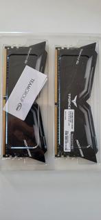 Team Group Night Hawk Red LED 16GB(8GBX2) DDR4 3200, DDR4, Ophalen of Verzenden, Zo goed als nieuw, Desktop