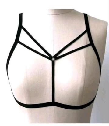 Harnas-top / Lingerie strappy top - BH edgy & stijlvol Sexy beschikbaar voor biedingen