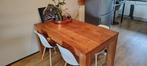 Teakhouten Eettafel, Huis en Inrichting, Ophalen, Gebruikt, 100 tot 150 cm, Teakhout