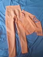 Gymshark oranje sport set maat S, Oranje, Ophalen of Verzenden, Maat 36 (S), Gymshark
