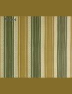 3670 Groen geel streep behang  seventies en origineel swiet, Verzenden, Groen