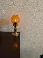 Koperen lamp met kaars, Minder dan 50 cm, Gebruikt, Ophalen of Verzenden