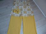 4 XL wijde broek + blouse soepel vallend €15-.geel m centuur, Ophalen of Verzenden, Nieuw, Geel
