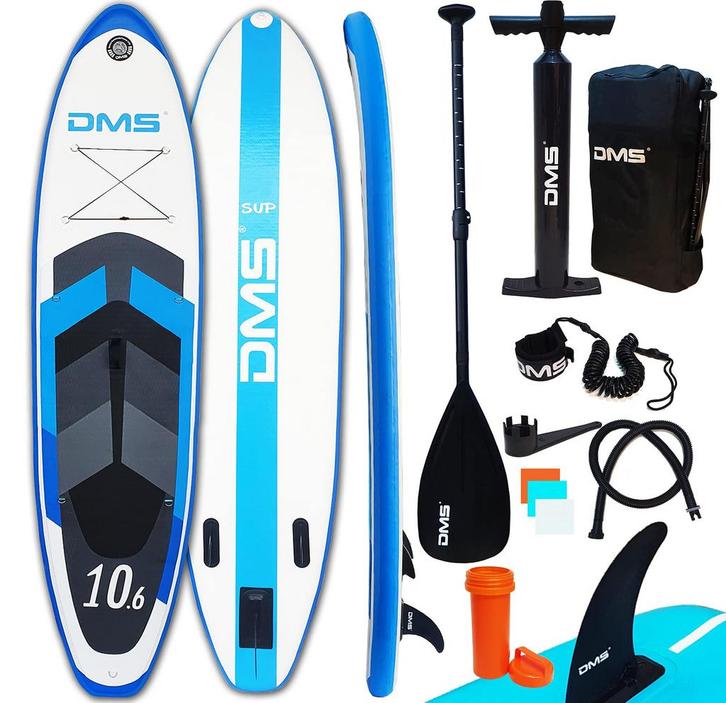 DMS supboard met alle toebehoren, Watersport en Boten, Suppen, Zo goed als nieuw, SUP-boards, Ophalen