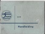 Sparta GA50 handleiding instructieboek + brief 1960, Fietsen en Brommers, Handleidingen en Instructieboekjes, Zo goed als nieuw