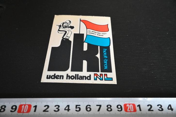 stickers Transparant Uden Holland SKI  Hout-Brox, Verzamelen, Stickers, Zo goed als nieuw, Ophalen