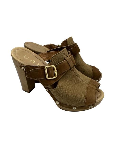 Unisa hakken 37, Kleding | Dames, Schoenen, Zo goed als nieuw, Bruin, Ophalen of Verzenden