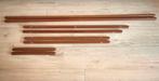 Houten ronde trapleuningen voor 2 trappen, Ophalen, 25 tot 50 mm, Overige typen, Zo goed als nieuw