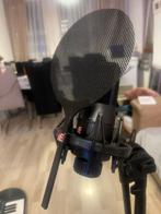 sE microfoon met statief, Ophalen of Verzenden, Zo goed als nieuw, Studiomicrofoon, Draadloos