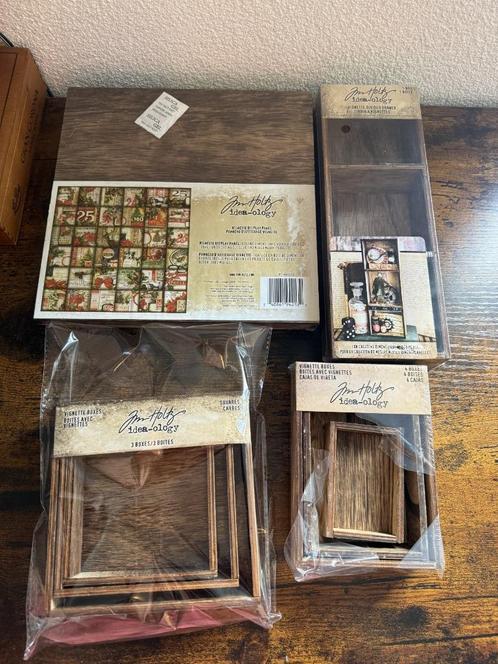Tim Holtz Idea-Ology Vignette Boxes, Hobby en Vrije tijd, Scrapbooking, Nieuw, Ophalen of Verzenden