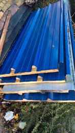 Blauwe Dakplaat / Dakpanplaat, Dakplaat of Dakpanplaat, Gebruikt, Blauw, Metaal