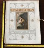 Oude CHRISTELIJKE KUNST MAP met 7 Platen 1913, Ophalen of Verzenden