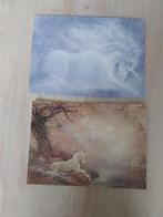 Mooie ansicht kaart met envelop Eenhoorn NIEUW, Verzamelen, Ansichtkaarten | Dieren, Ophalen of Verzenden, 1980 tot heden, Ongelopen