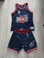 Charles Barkley houton rockets 90s official nba champion kit, Ophalen of Verzenden, Gedragen, Maat 48/50 (M), Blauw