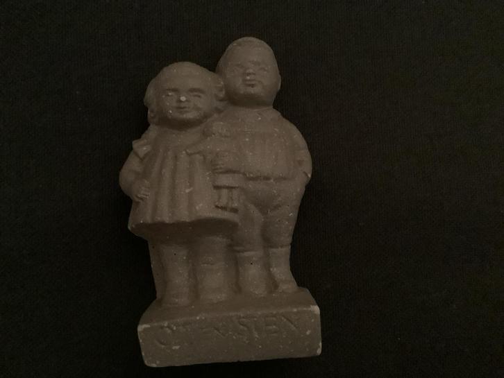 Tk oud beeldje van Ot en Sien, leuk voor verzamelaars, Verzamelen, Beelden en Beeldjes, Ophalen of Verzenden