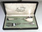 Antiek zilveren tafel set in originele cassette 1910, Ophalen of Verzenden, Goud